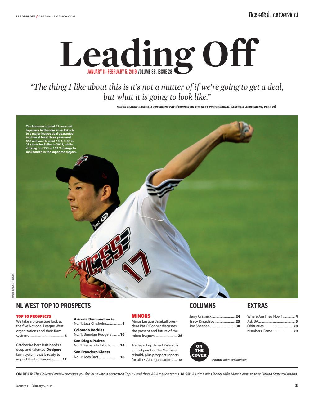 Baseball America Preview Pages