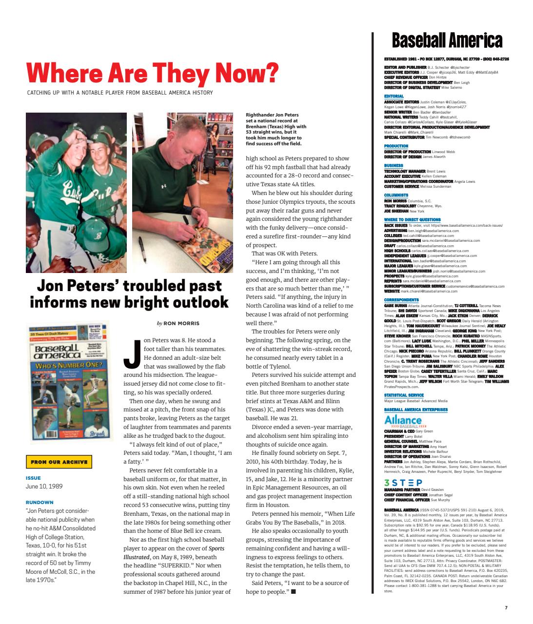 Baseball America Preview Pages