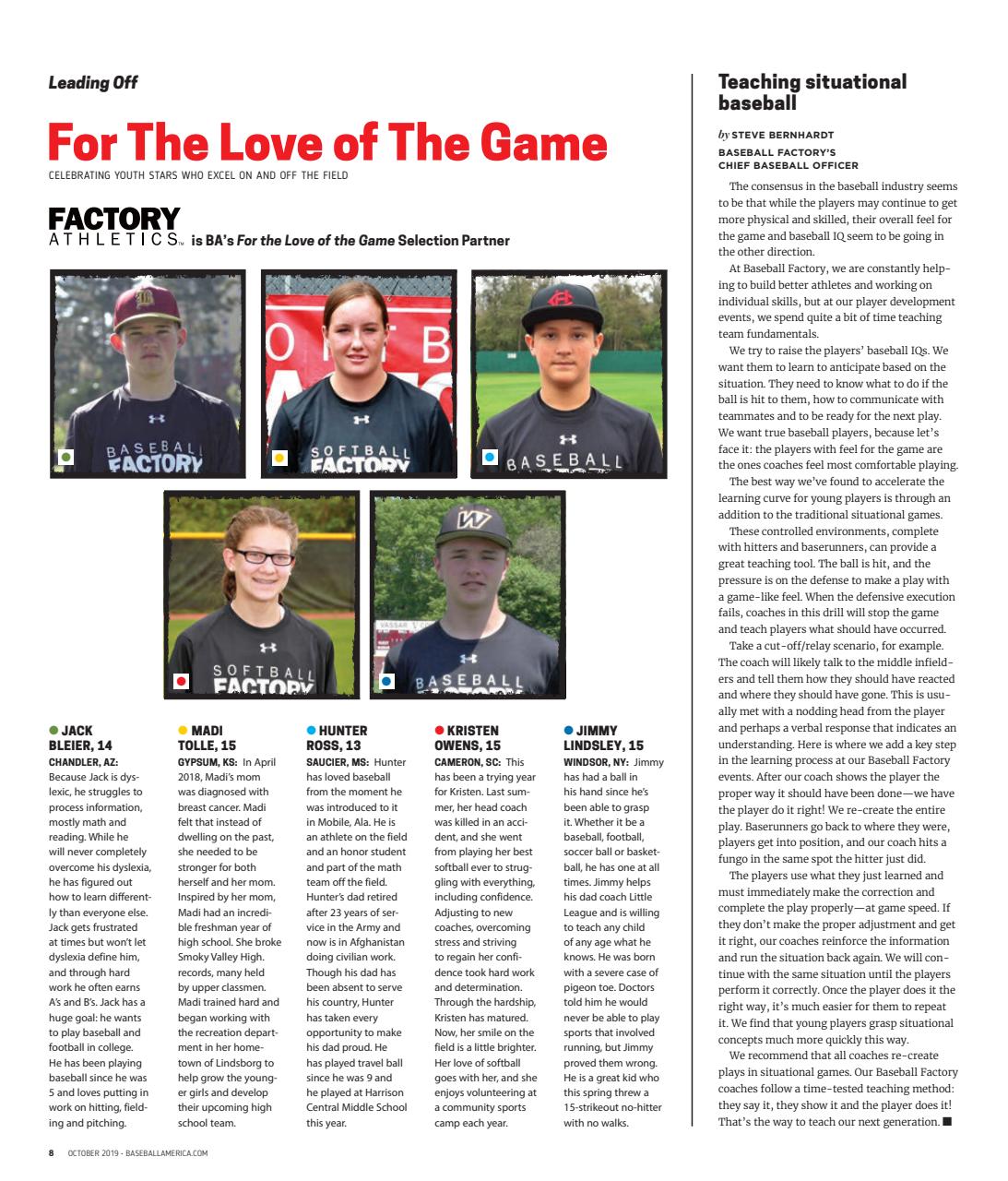 Baseball America Preview Pages