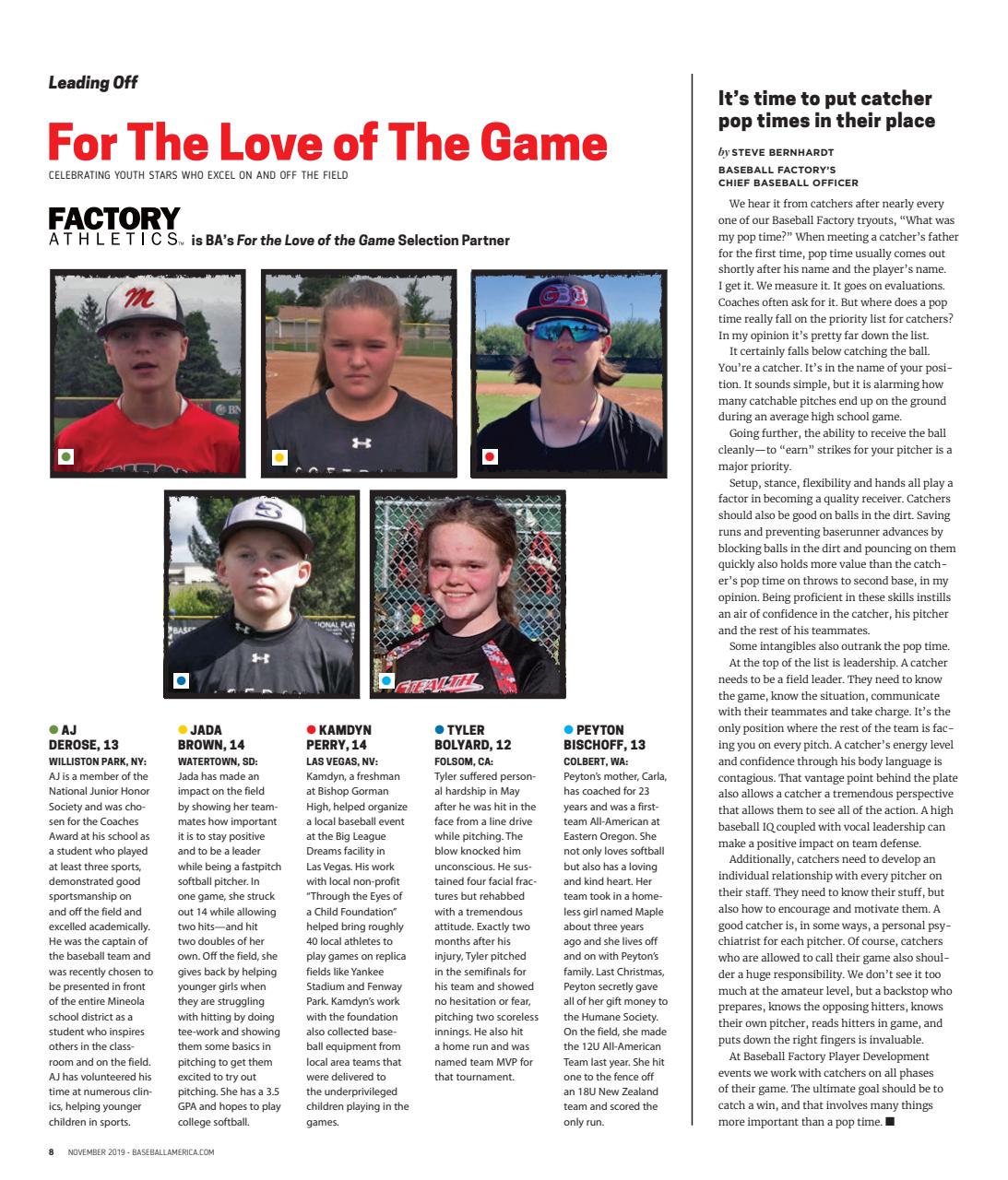 Baseball America Preview Pages