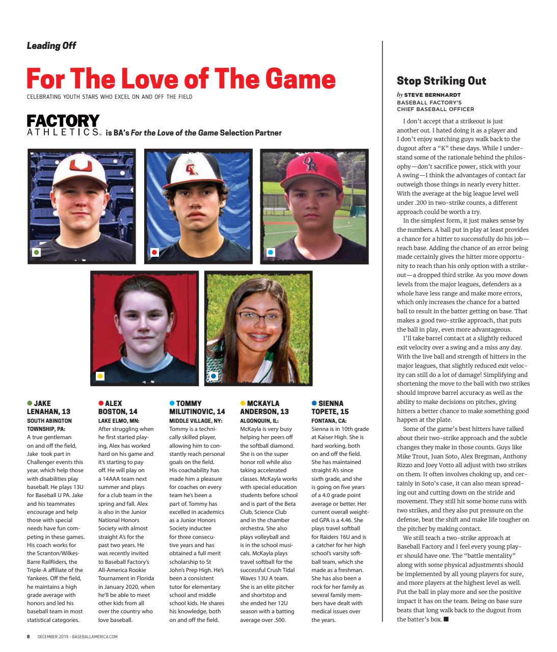 Baseball America Preview Pages