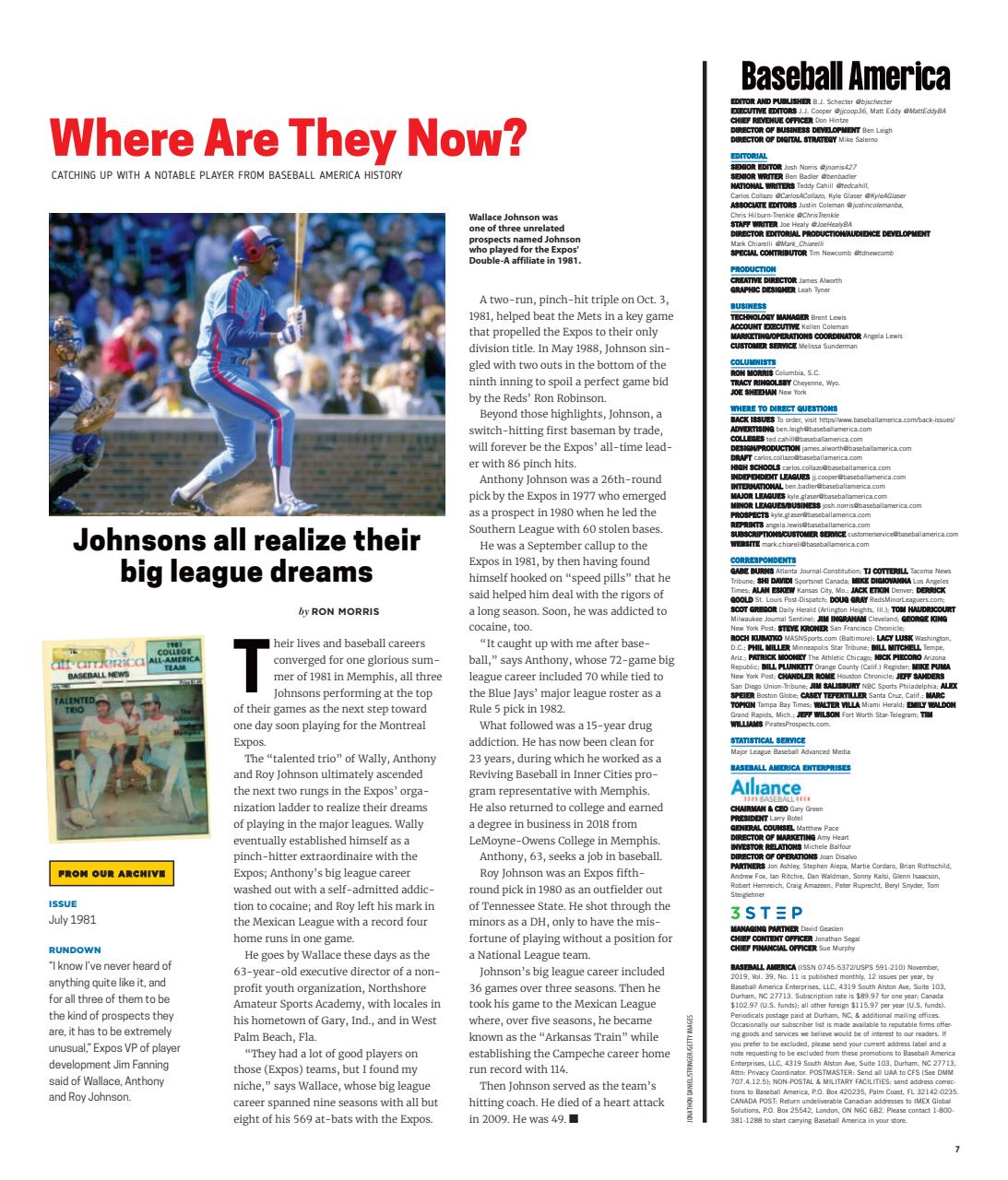 Baseball America Preview Pages