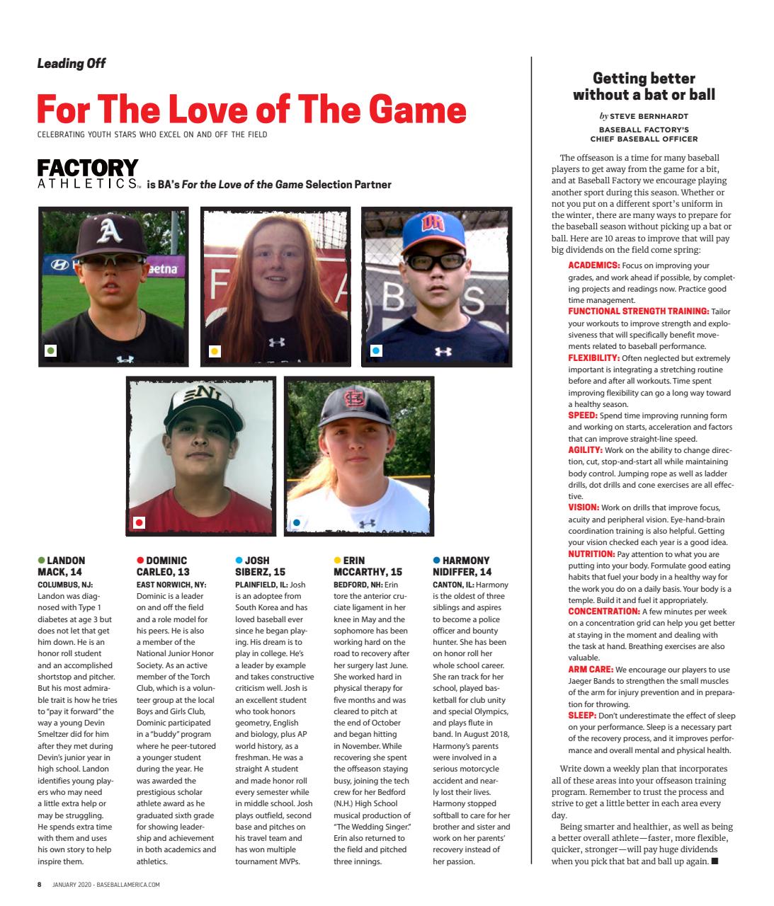 Baseball America Preview Pages