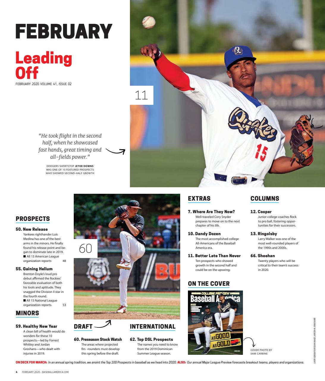 Baseball America Preview Pages