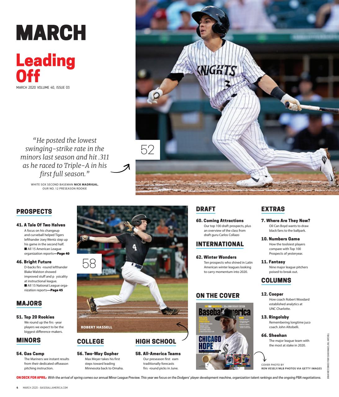 Baseball America Preview Pages