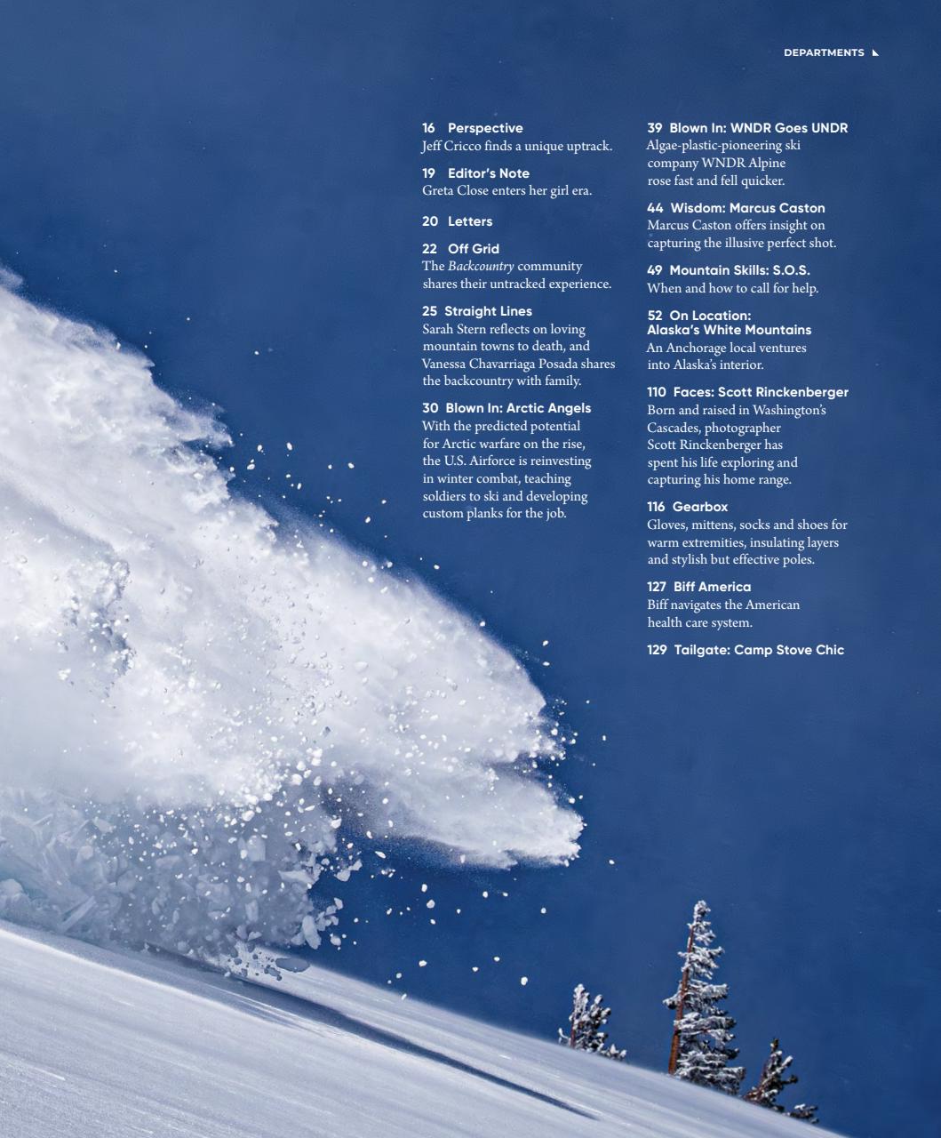 Backcountry Preview Pages