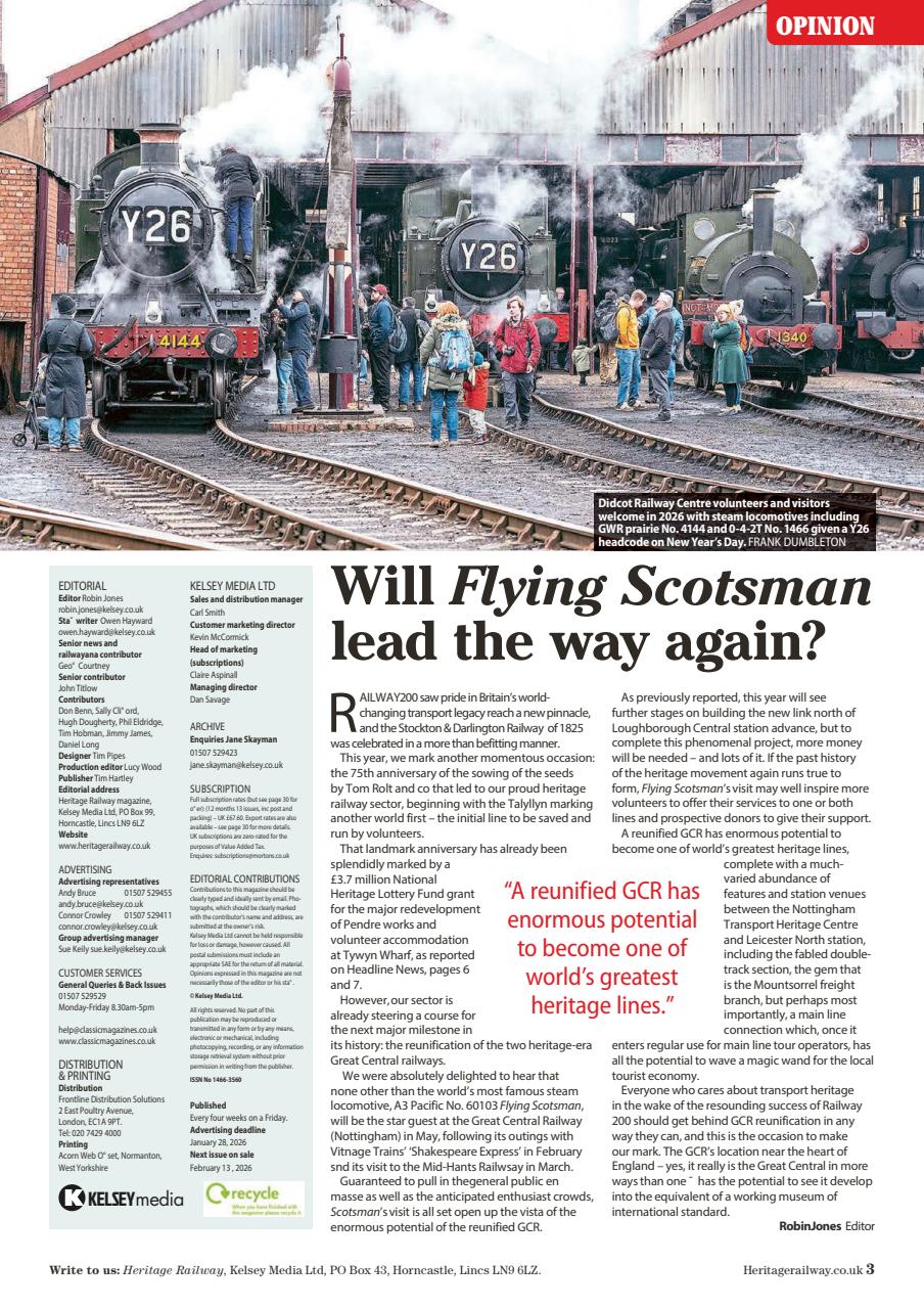 Heritage Railway Preview Pages