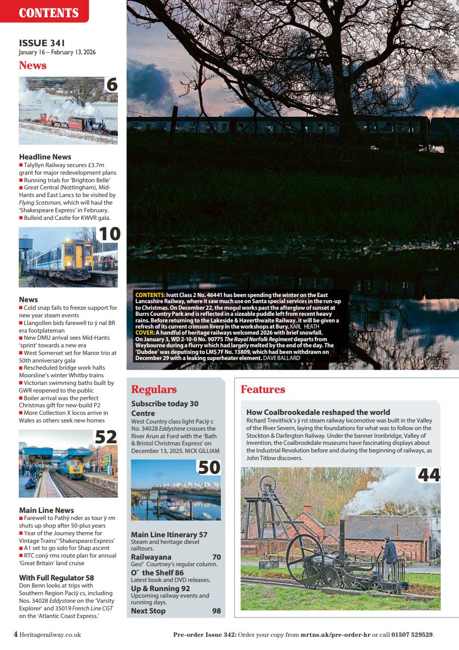 Heritage Railway Preview Pages