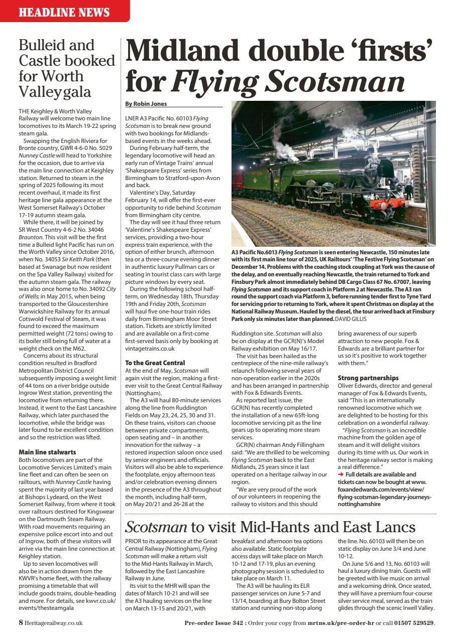 Heritage Railway Preview Pages