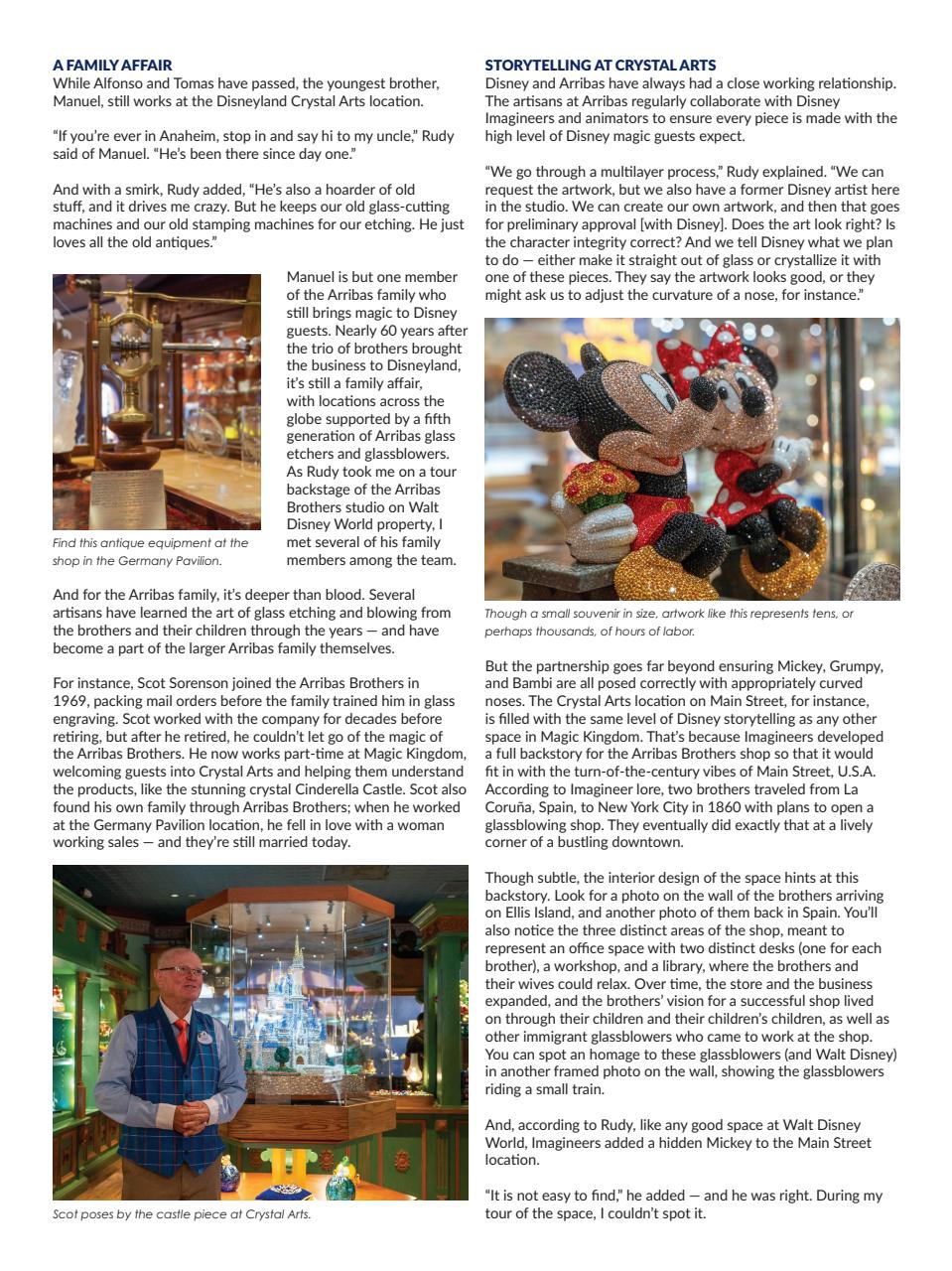 WDW Magazine Preview Pages