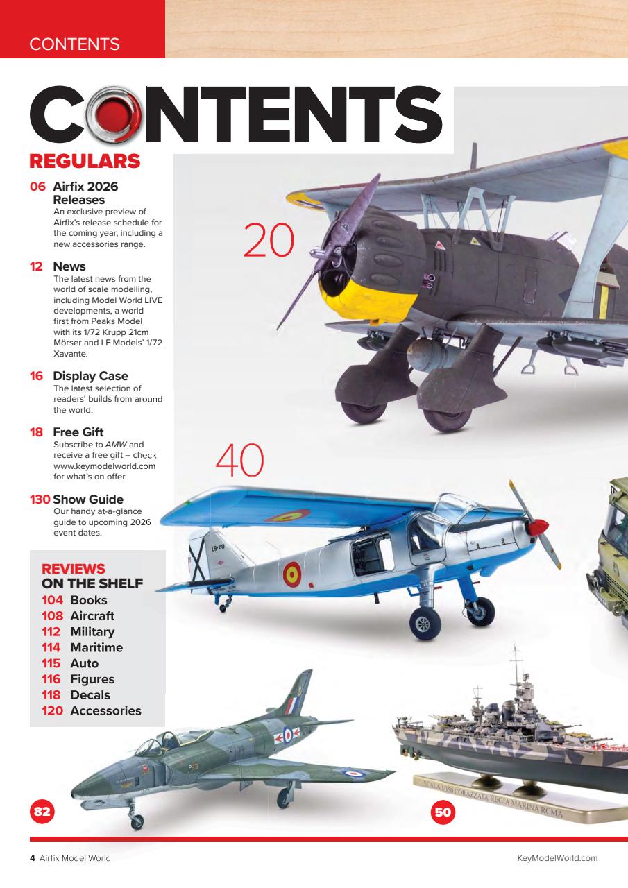 Airfix Model World Preview Pages