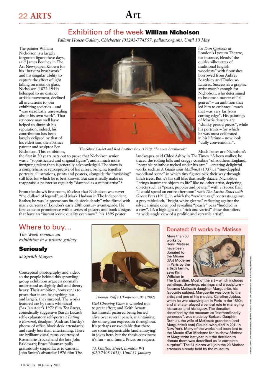 The Week Preview Pages