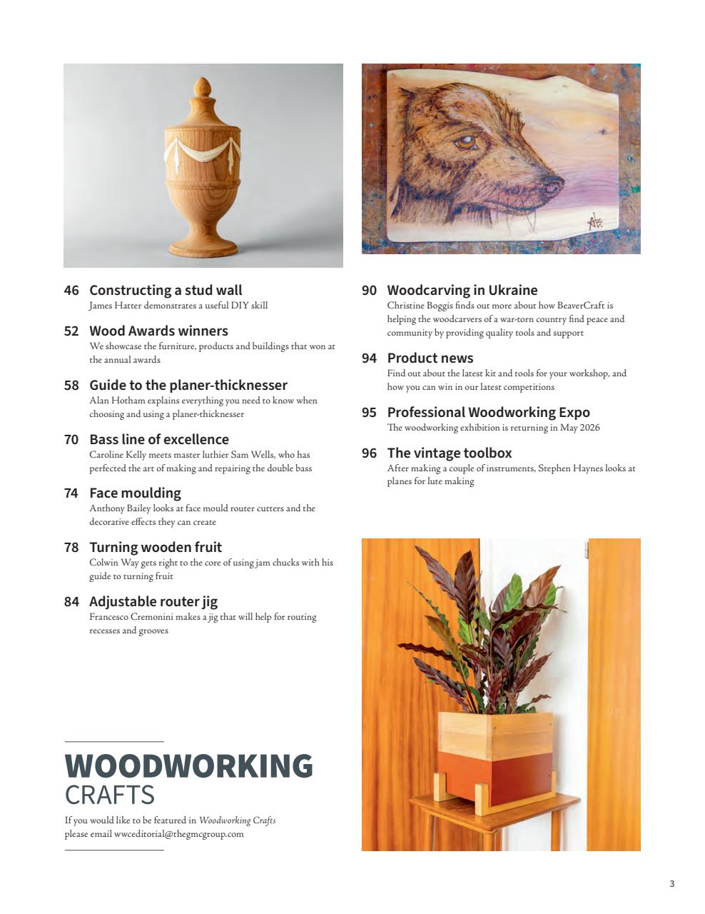 Woodworking Crafts Magazine Preview Pages