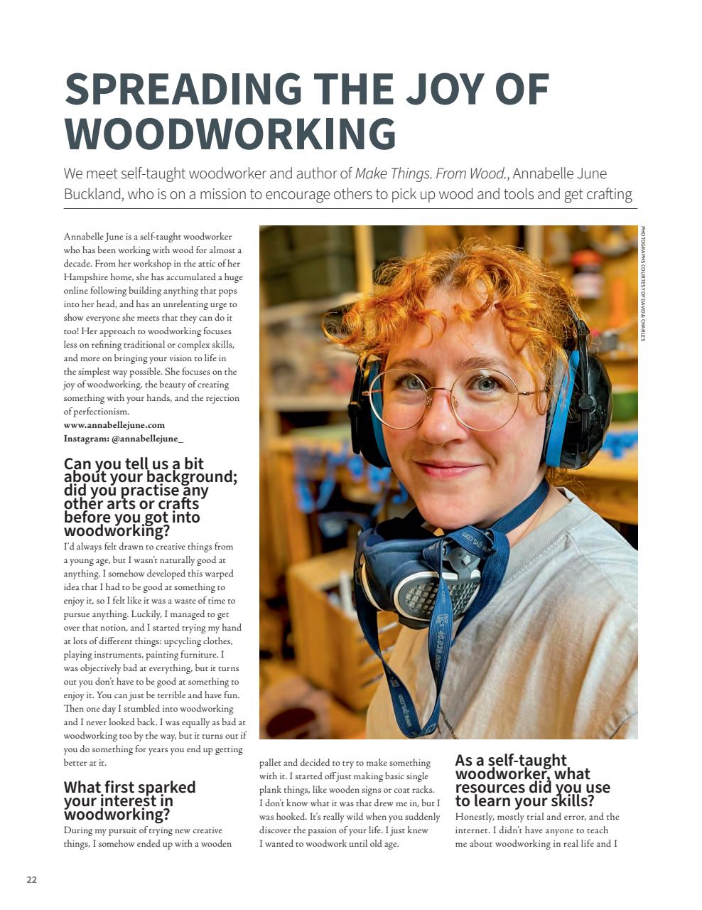 Woodworking Crafts Magazine Preview Pages