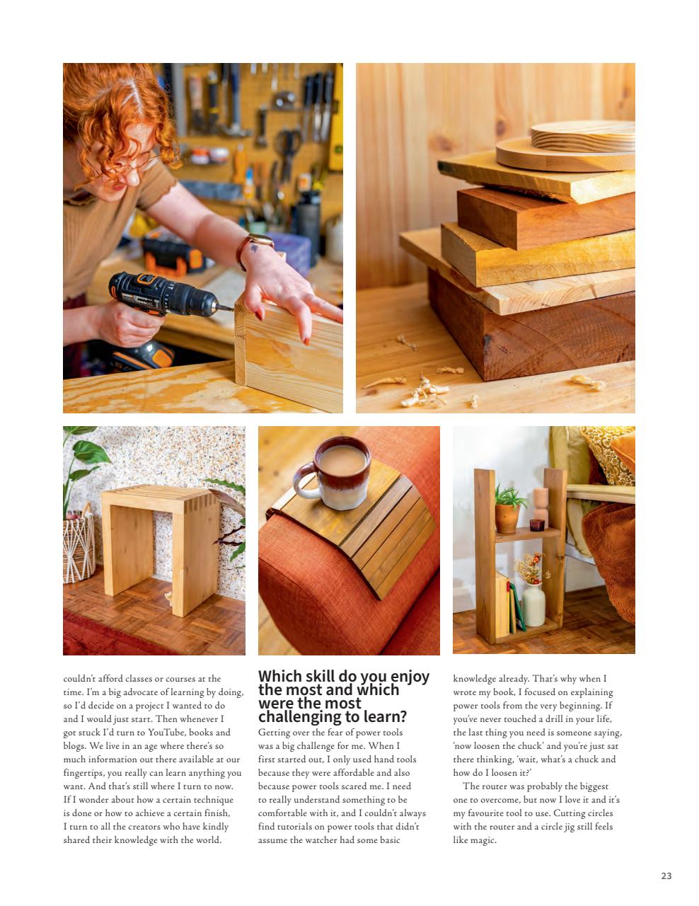 Woodworking Crafts Magazine Preview Pages