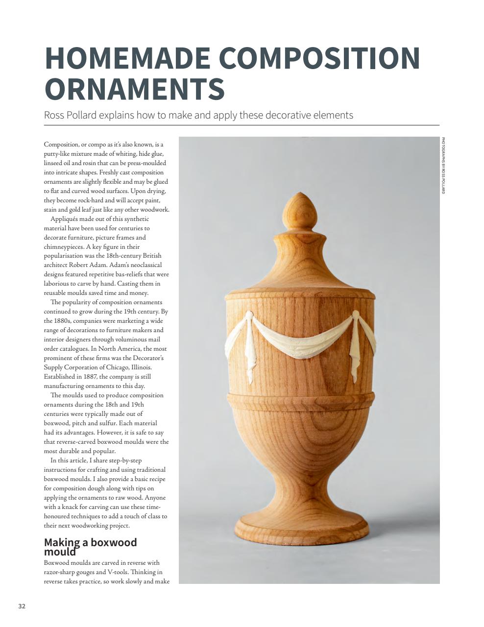 Woodworking Crafts Magazine Preview Pages