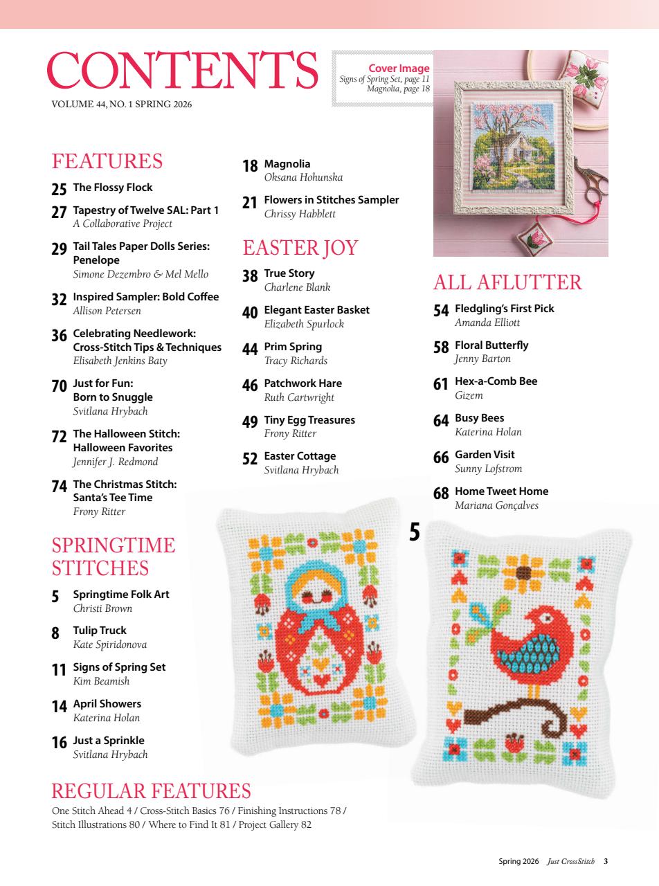 Just CrossStitch Preview Pages