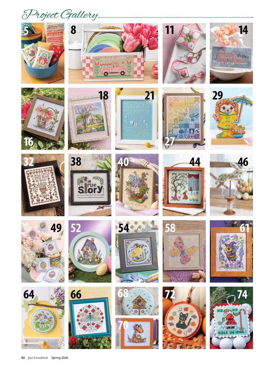 Just CrossStitch Preview Pages