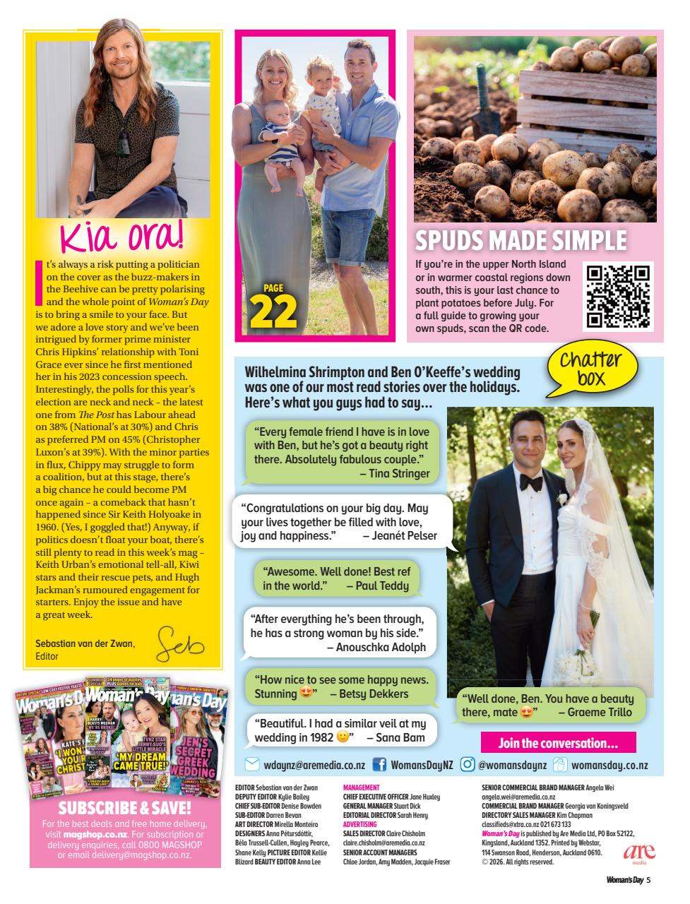 Woman's Day NZ Preview Pages