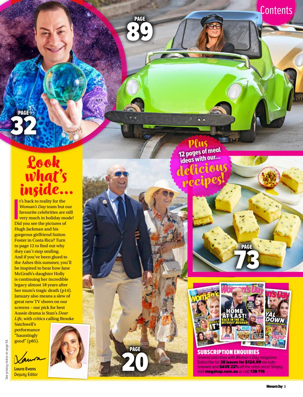 Woman's Day Australia Preview Pages