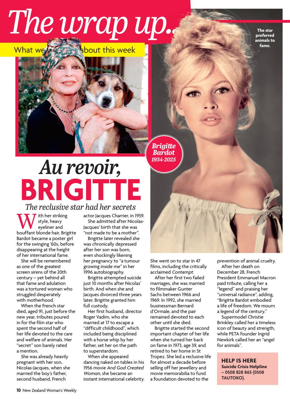 NZ Woman's Weekly Preview Pages