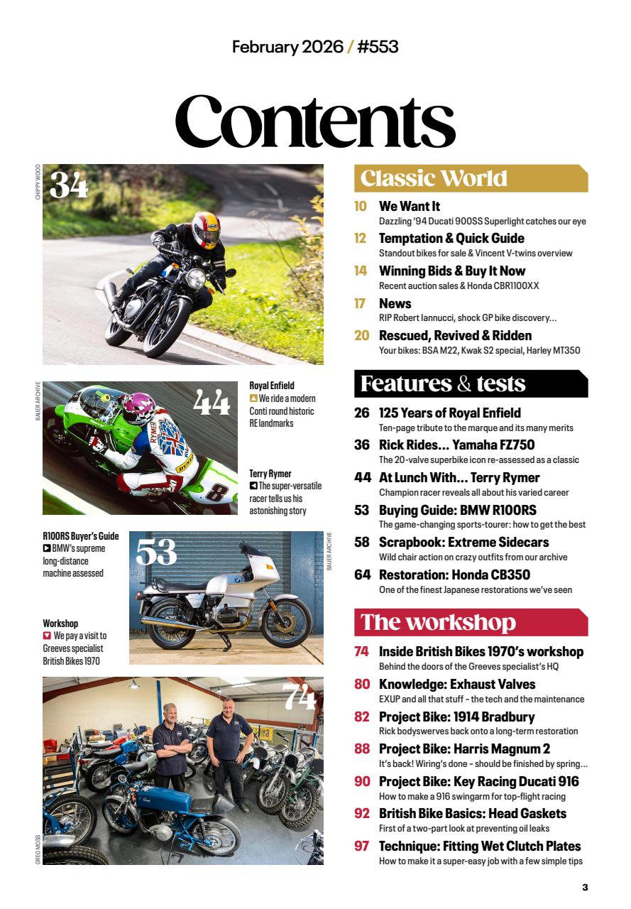 Classic Bike Preview Pages