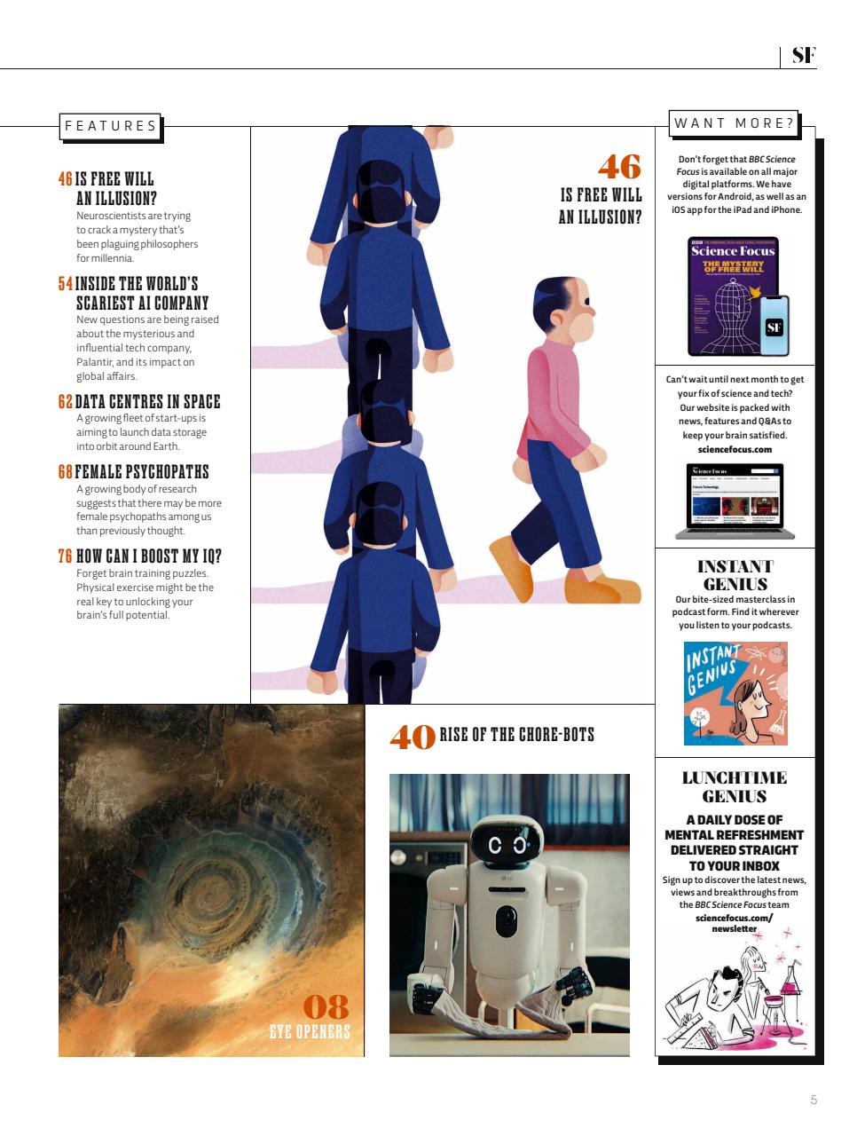 BBC Science Focus Magazine Preview Pages