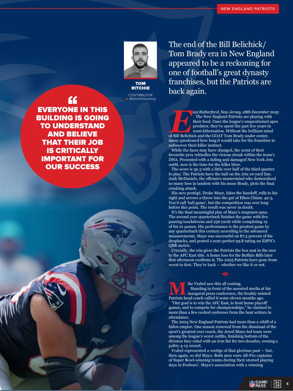 Gridiron Preview Pages