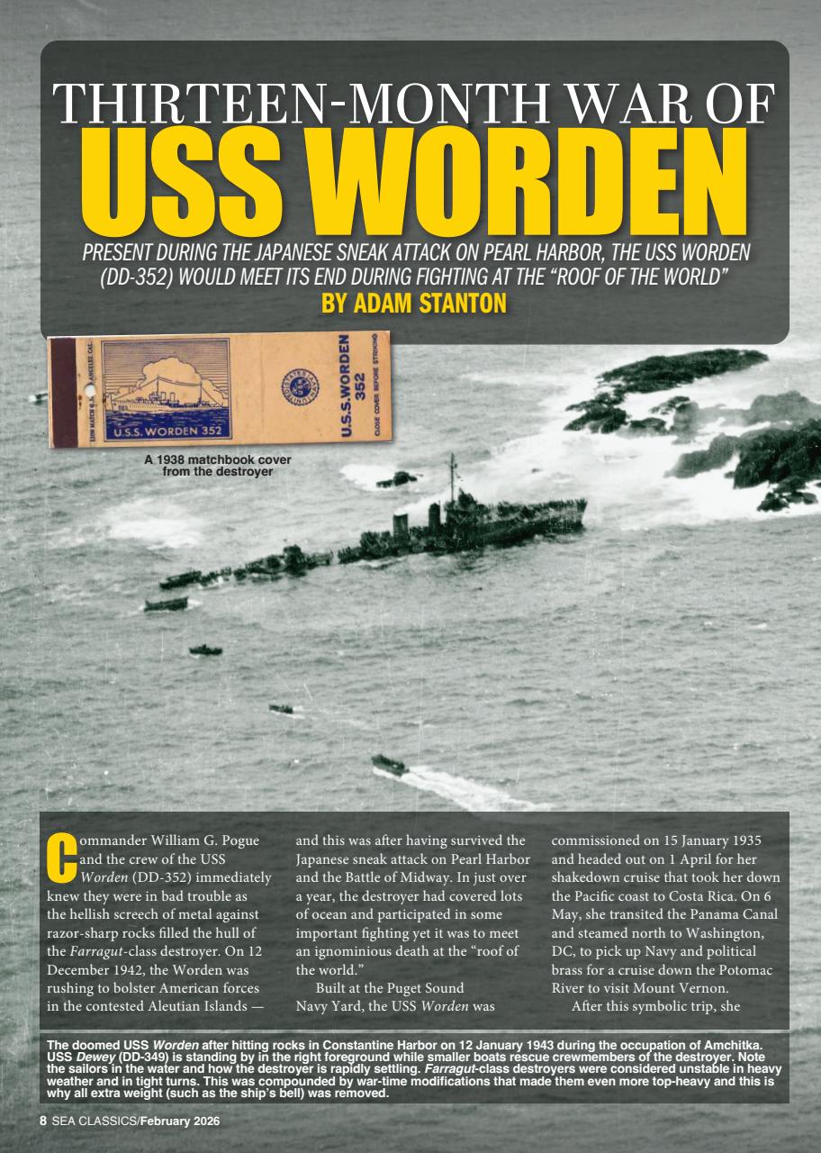 Sea Classics - Where History Sets Sail Preview Pages