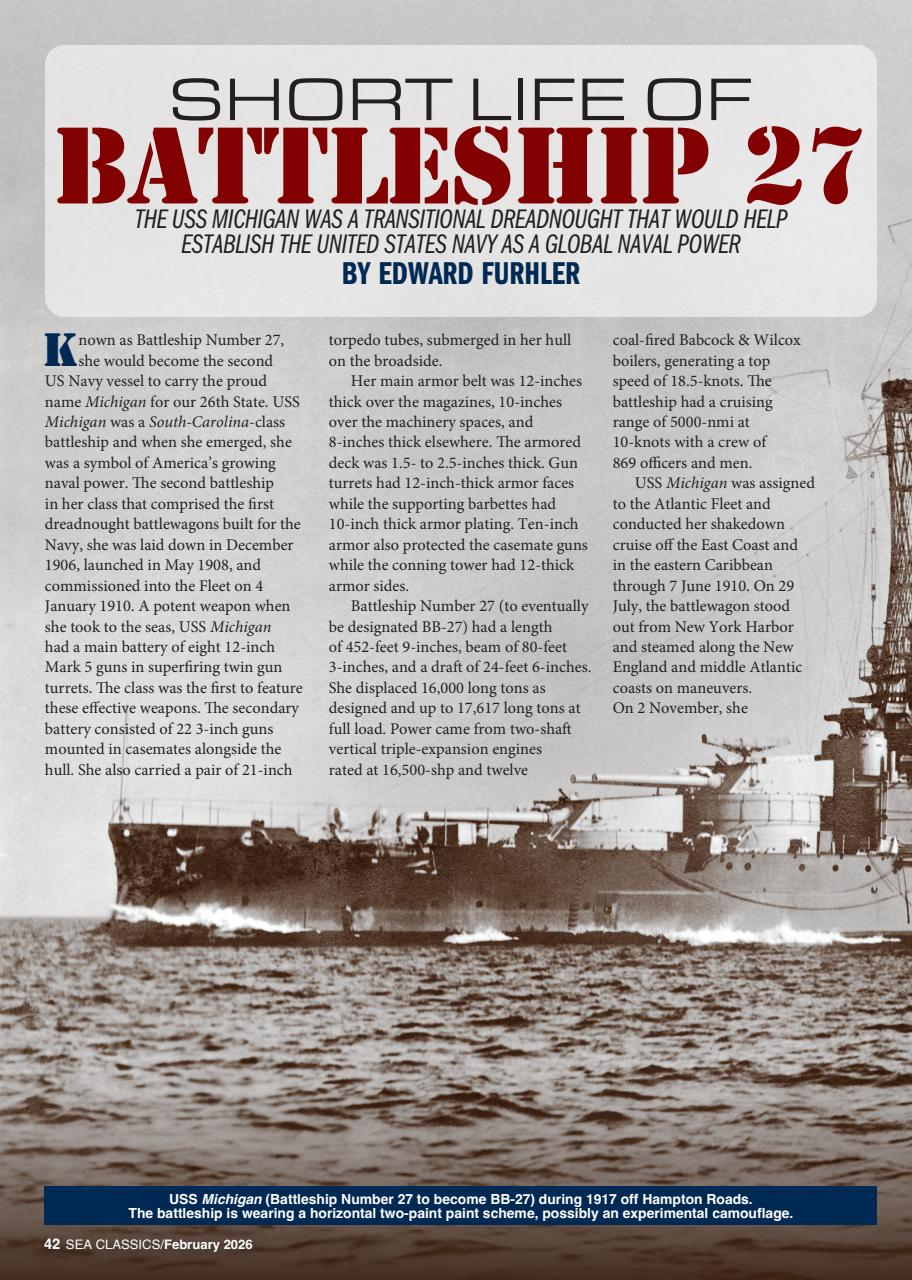 Sea Classics - Where History Sets Sail Preview Pages