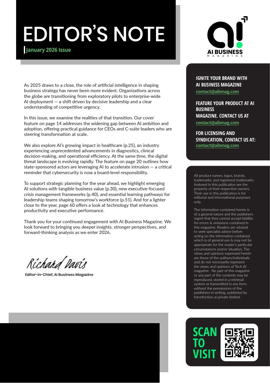 AI Business Magazine Preview Pages