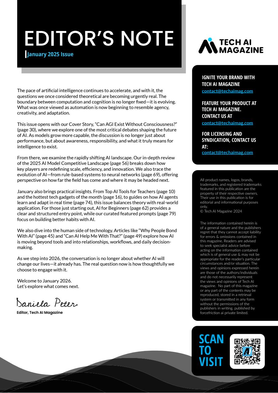 Tech AI Magazine Preview Pages