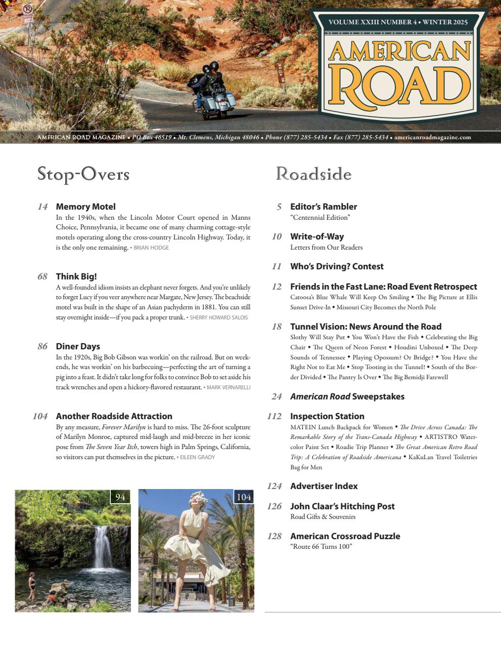 American Road Preview Pages