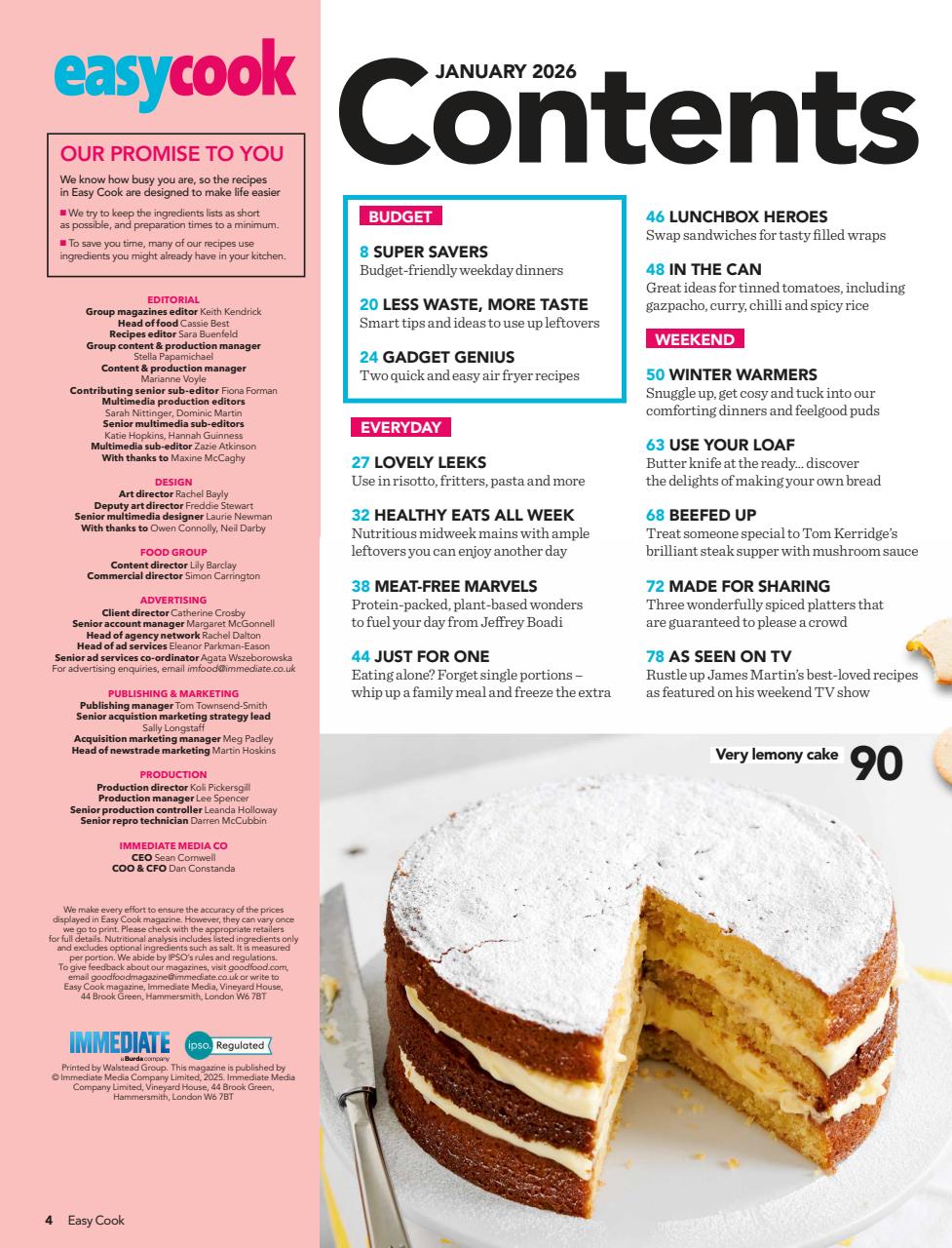 Easy Cook Magazine Preview Pages