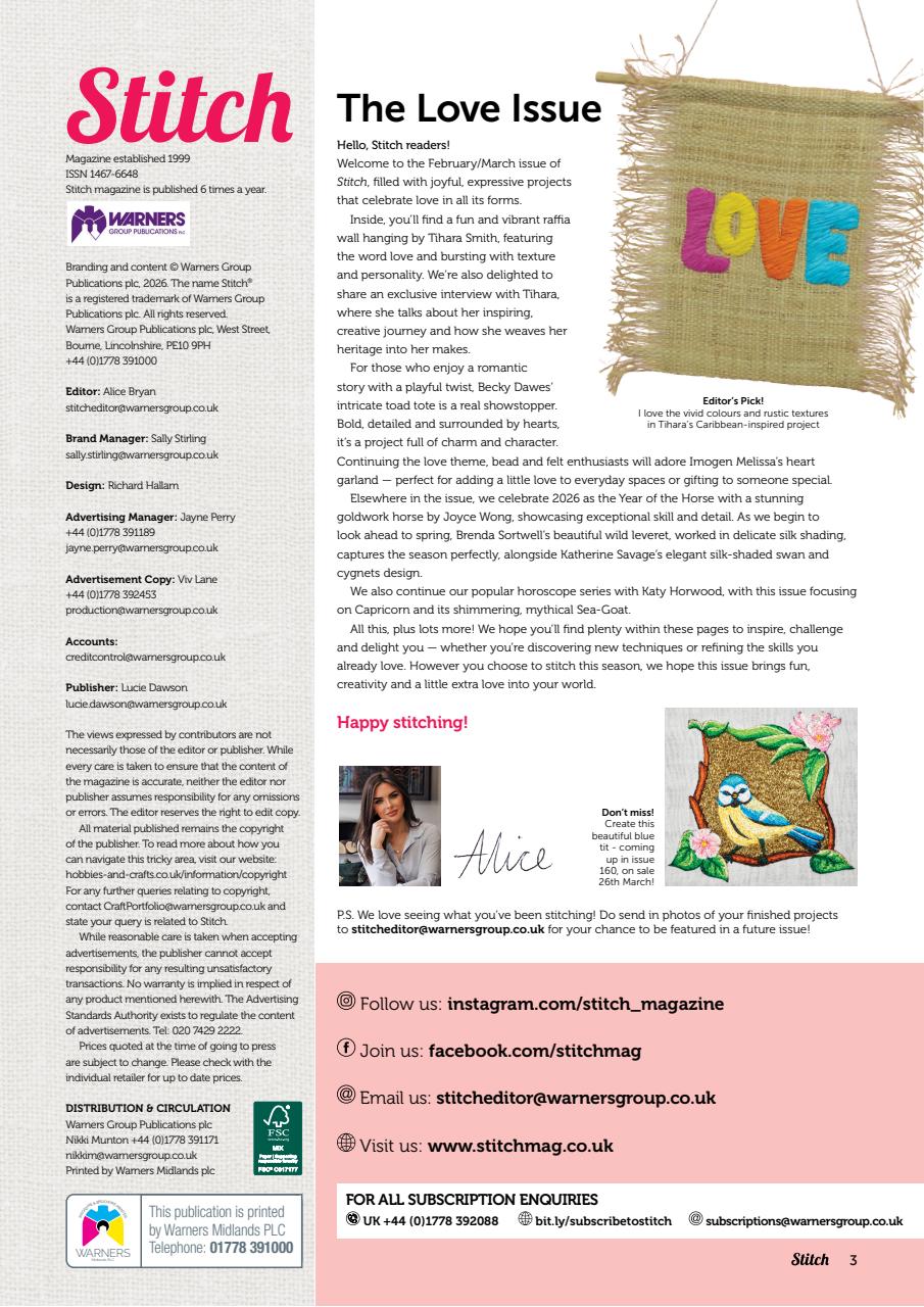 Stitch magazine Preview Pages