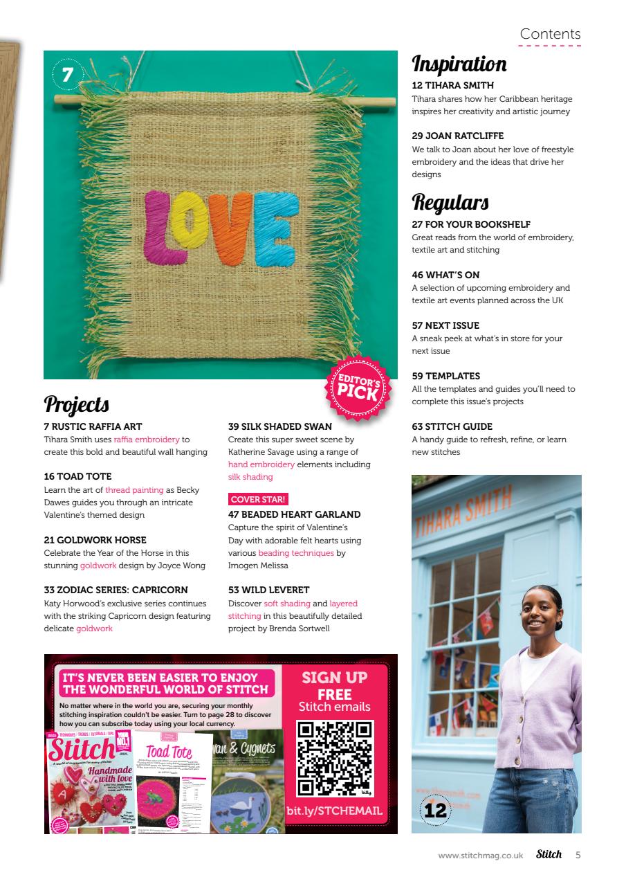 Stitch magazine Preview Pages