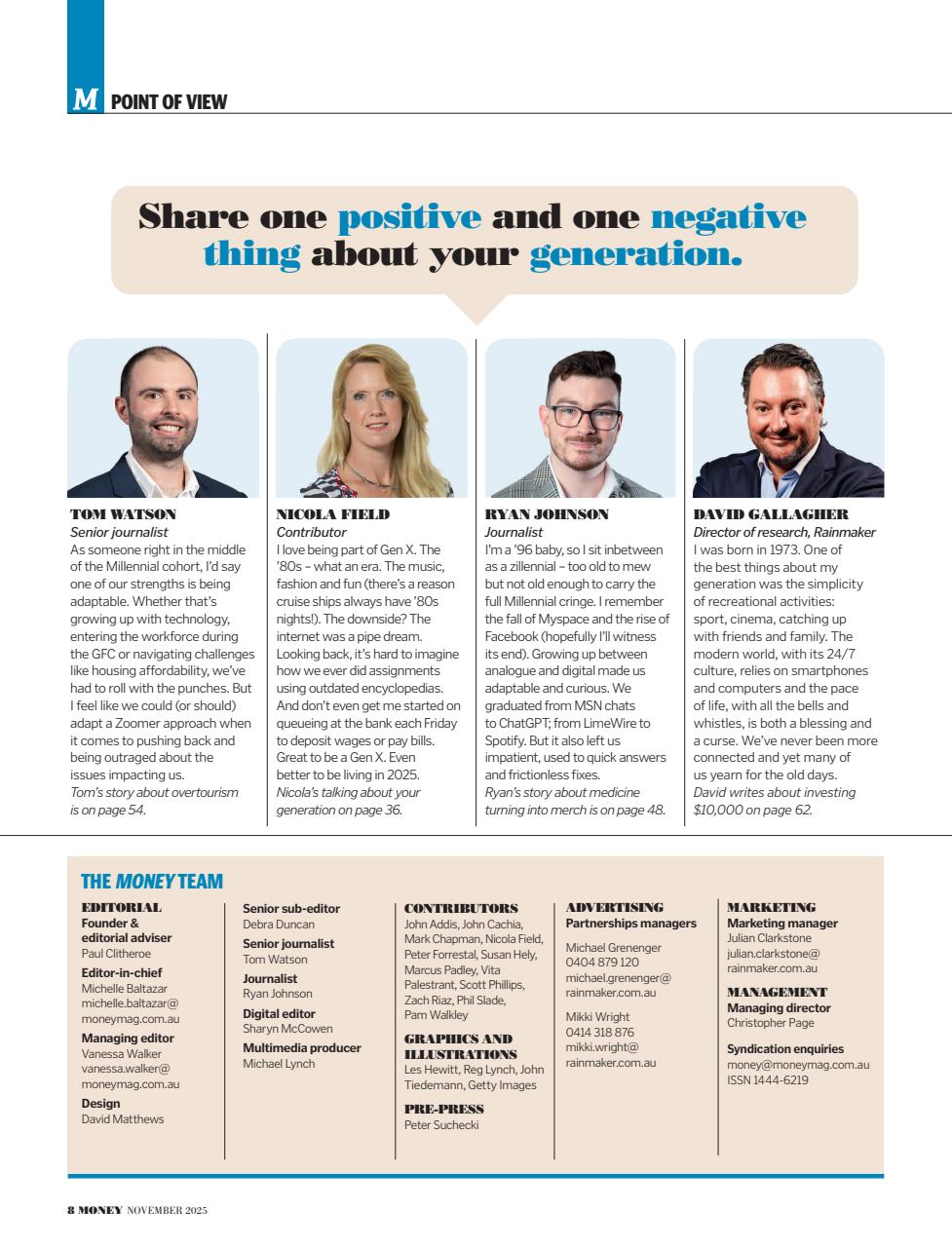 Money Magazine Preview Pages