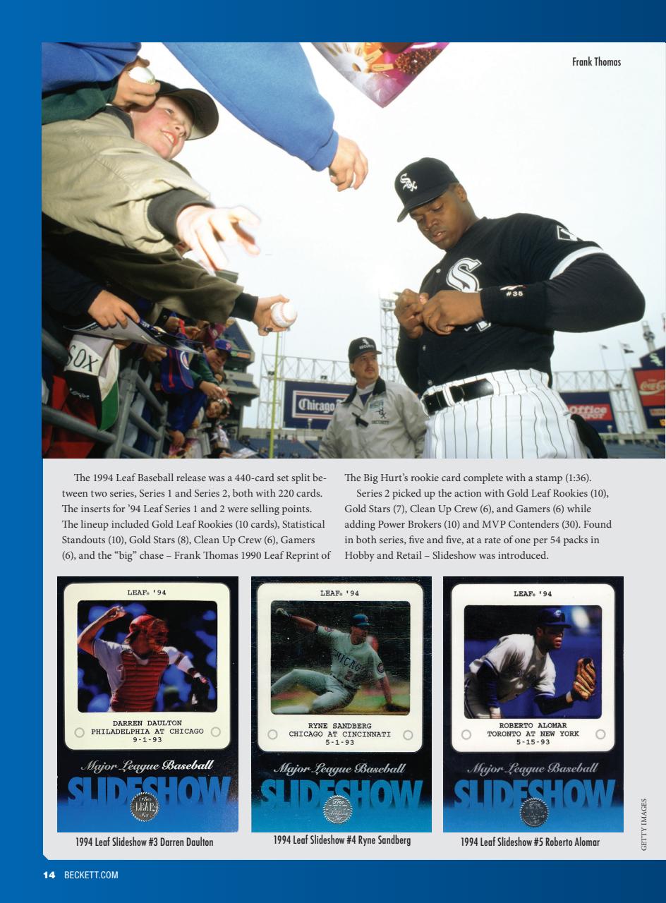 Beckett Baseball Magazine Preview Pages