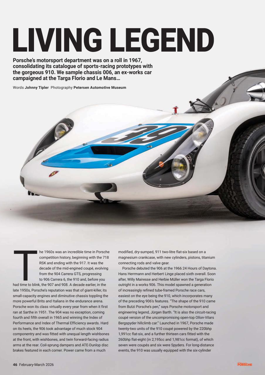 Classic Porsche Preview Pages