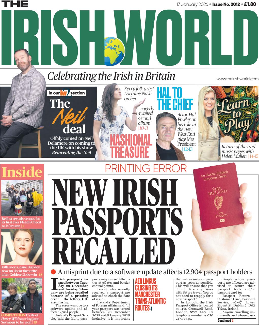 Irish World Preview Pages
