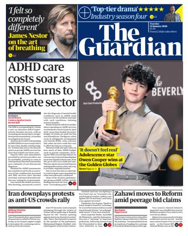 The Guardian Newspaper issue Tuesday, 13 January 2026