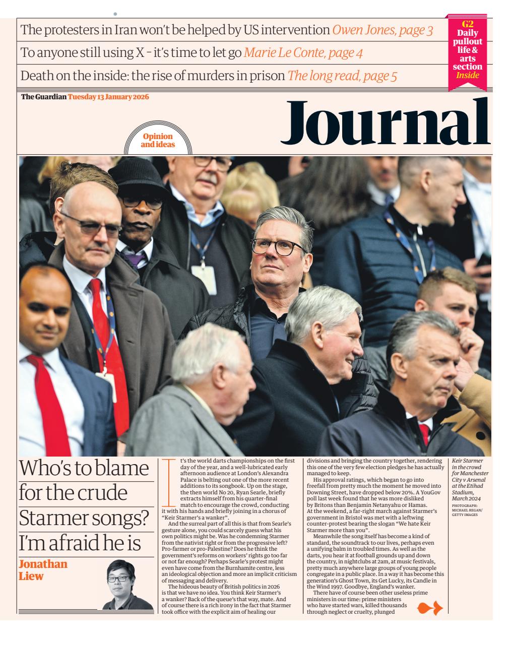 The Guardian Newspaper Preview Pages