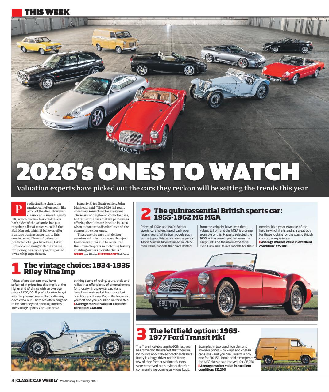 Classic Car Weekly Preview Pages