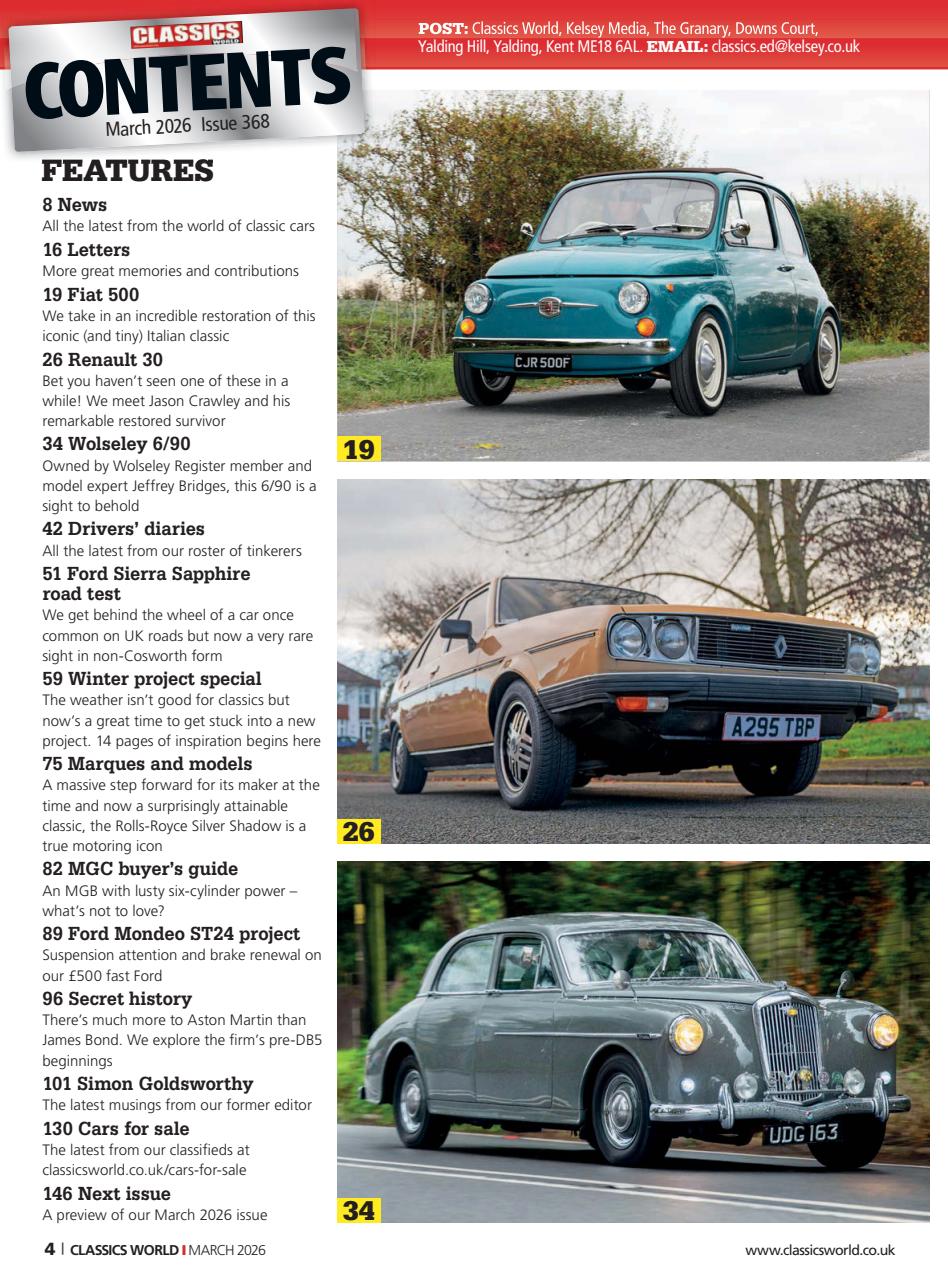 Classics World Preview Pages