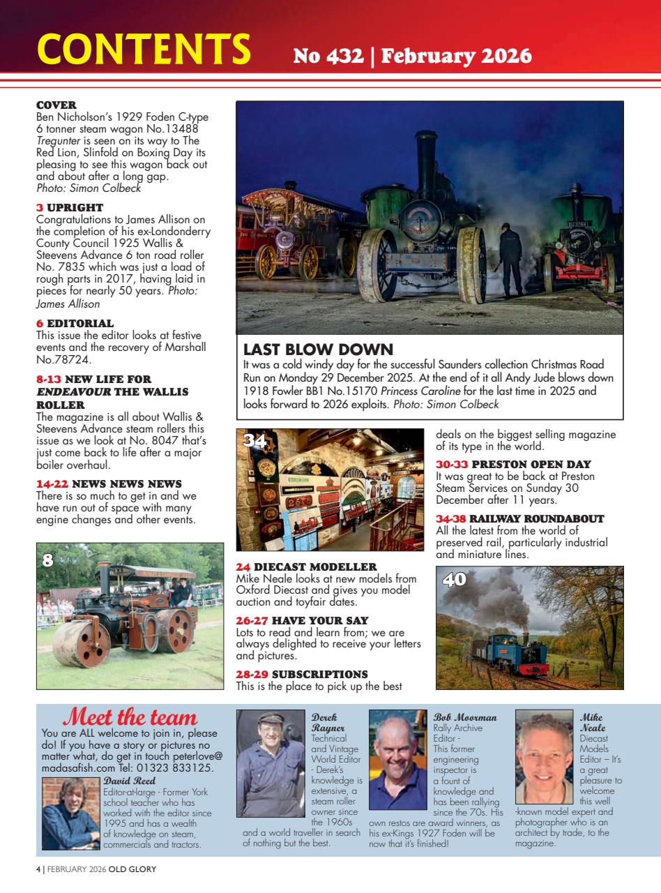 Old Glory Magazine Preview Pages