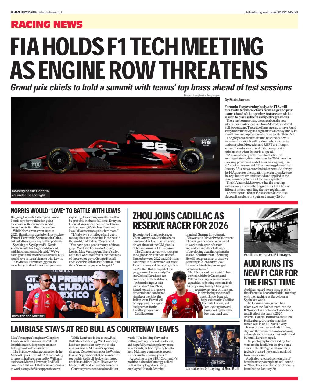 Motorsport News Preview Pages