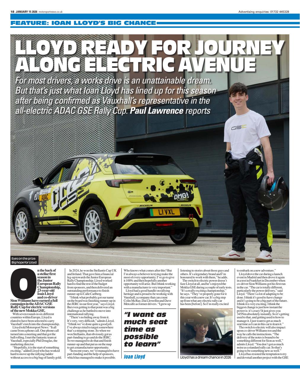 Motorsport News Preview Pages