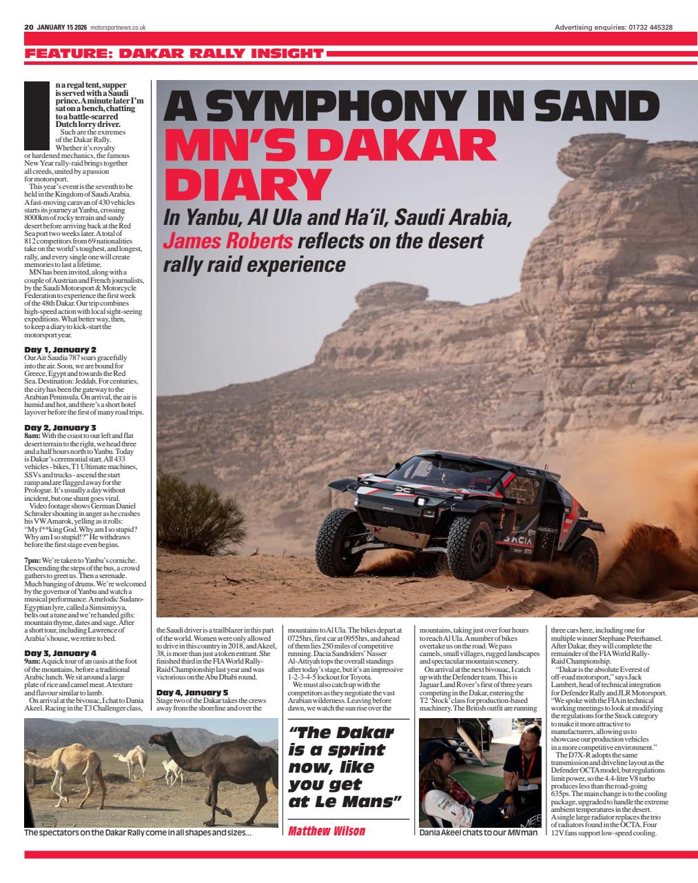 Motorsport News Preview Pages
