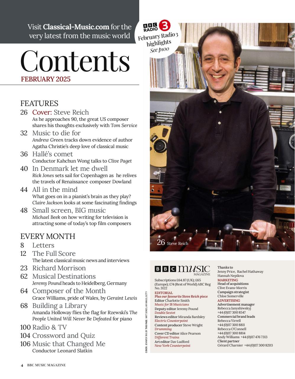 BBC Music Magazine Preview Pages