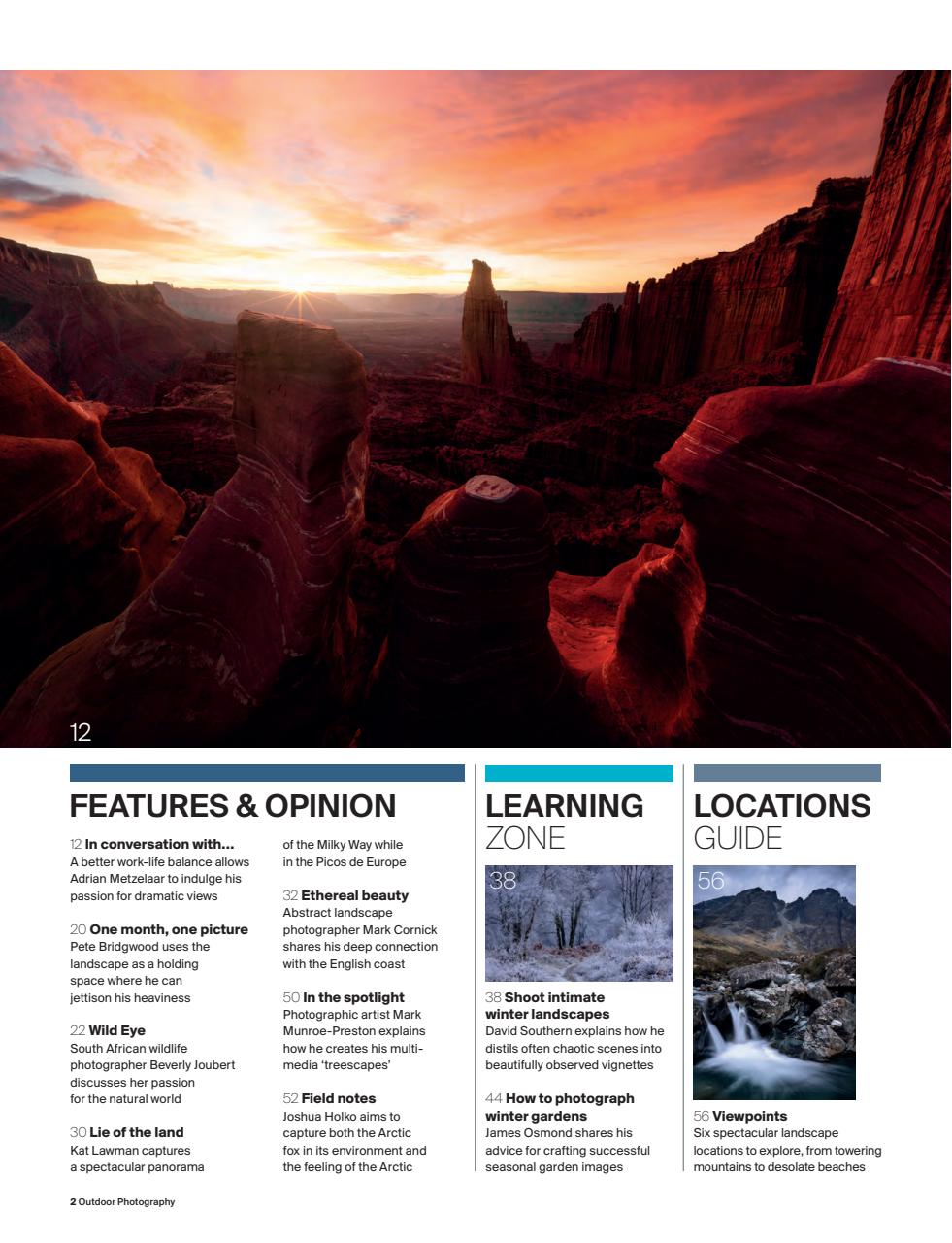 Outdoor Photography Preview Pages